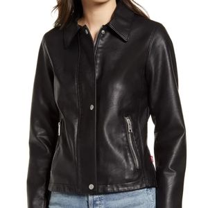 Levi's Clean Front Moto Faux Lthr Jckt sz XS NWT